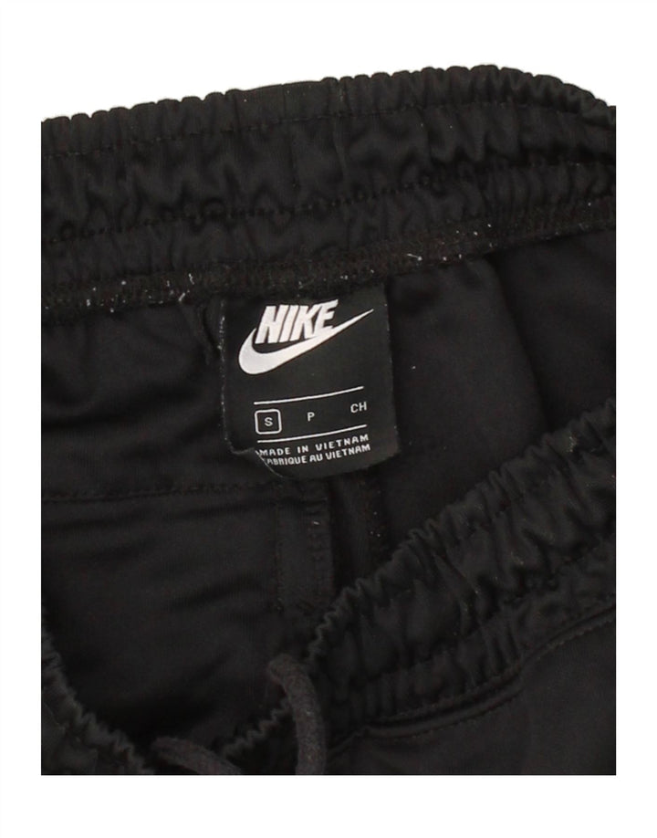 NIKE Mens Graphic Tracksuit Trousers Small  Black Polyester Vintage Nike and Second-Hand Nike from Messina Hembry 