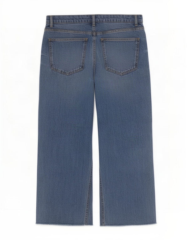 Zara Damen-Jeans mit lockerer Passform, EU 40, mittelgroß, W30, L23, blaue Baumwolle