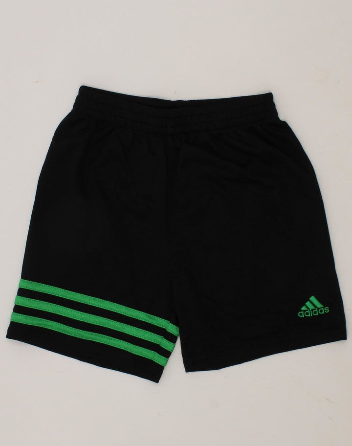 ADIDAS Boys Sport Shorts 3-4 Years  Black Polyester Vintage Adidas and Second-Hand Adidas from Messina Hembry 