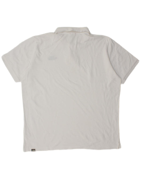 The North Face Herren-Poloshirt XL aus weißer Baumwolle