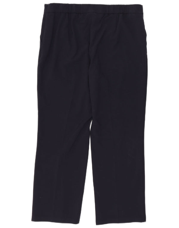 Marks & Spencer Damen Freizeithose UK 14 Large W32 L27 Marineblau