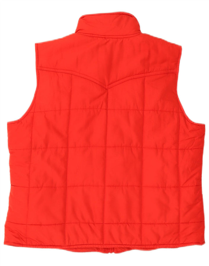 Gepolsterte Damenweste von Chaps, UK 16, Größe L, Rot, Polyester