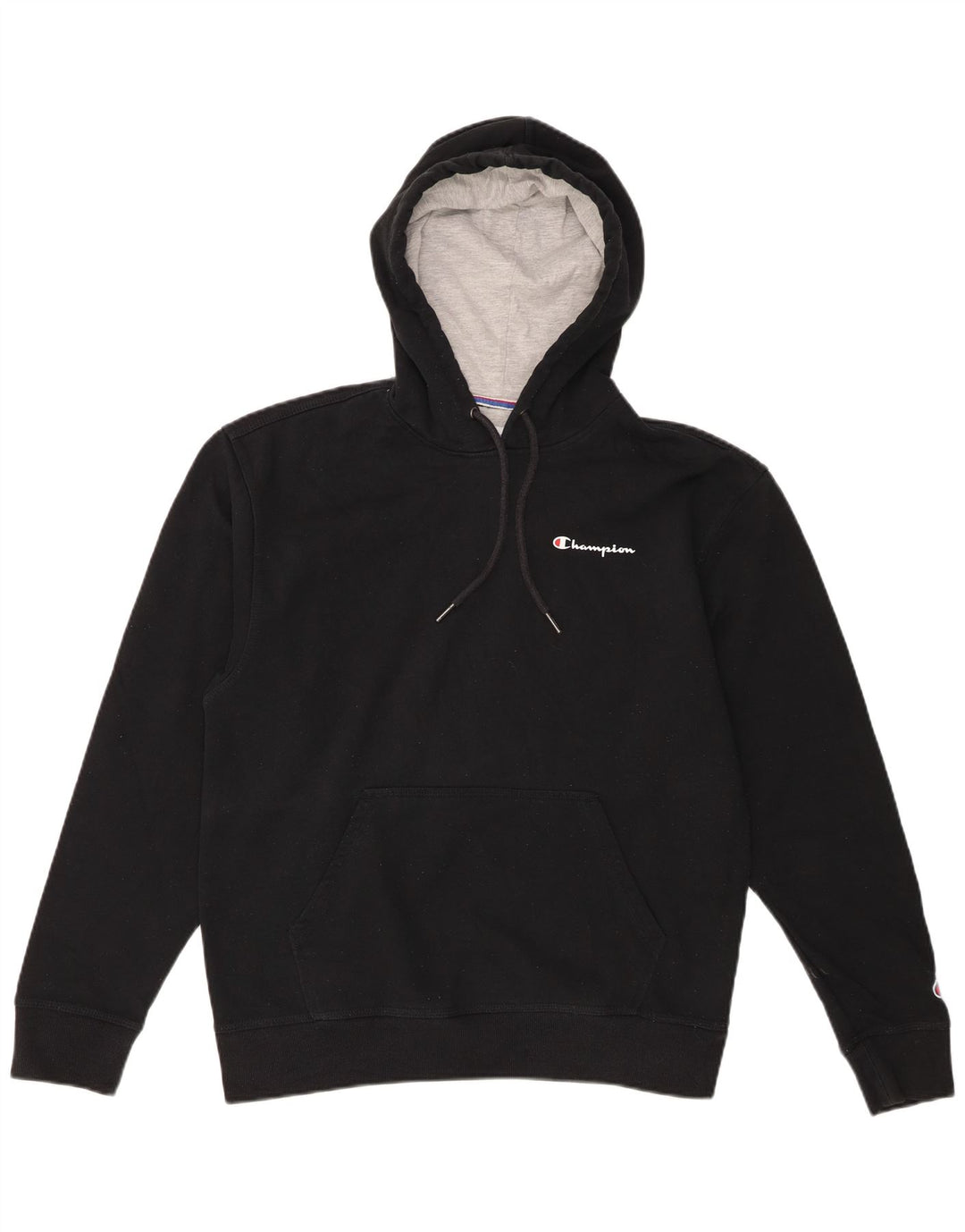 Champion Herren-Kapuzenpullover aus mittelschwarzer Baumwolle