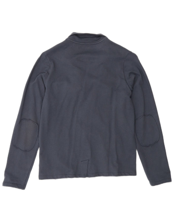 Guess Jungen-Blazer mit 2 Knöpfen, 11–12 Jahre, blaue Baumwolle