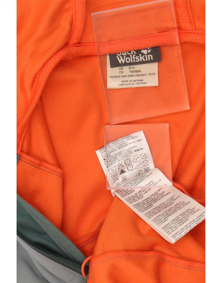 JACK WOLFSKIN Womens Windbreaker Jacket UK 8/10 Small Green Colourblock Vintage Jack Wolfskin and Second-Hand Jack Wolfskin from Messina Hembry 