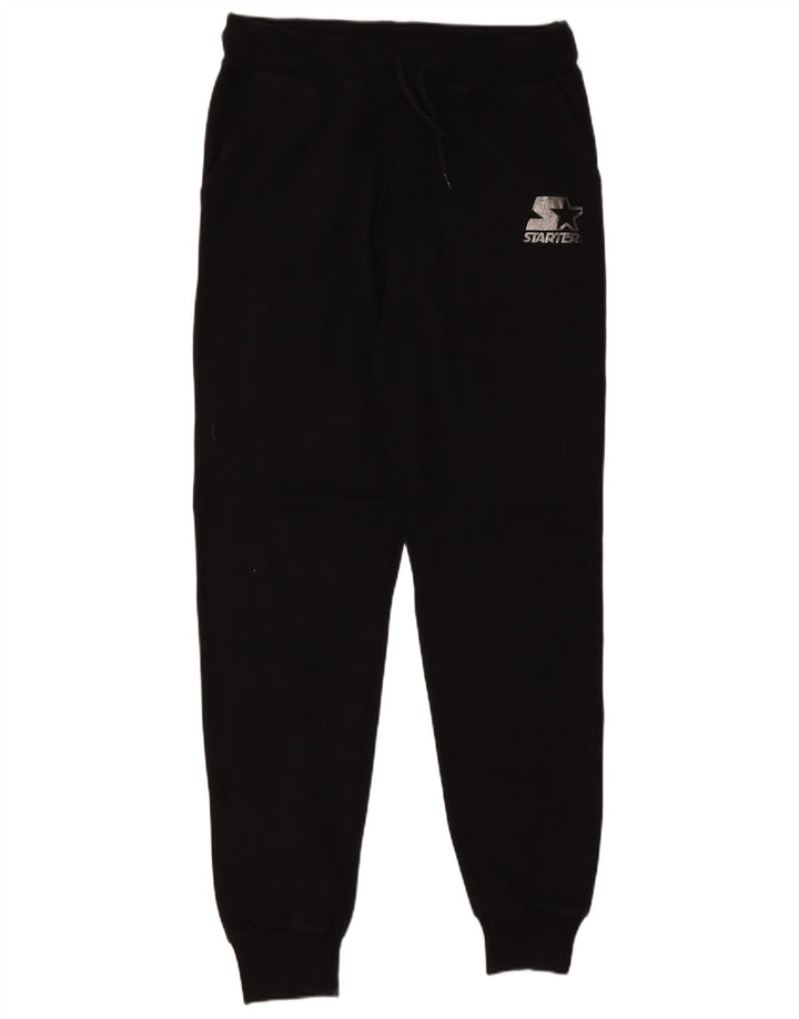 Starter-Trainingshose für Damen, Jogginghose, UK 10, Größe S, Schwarz, Baumwolle