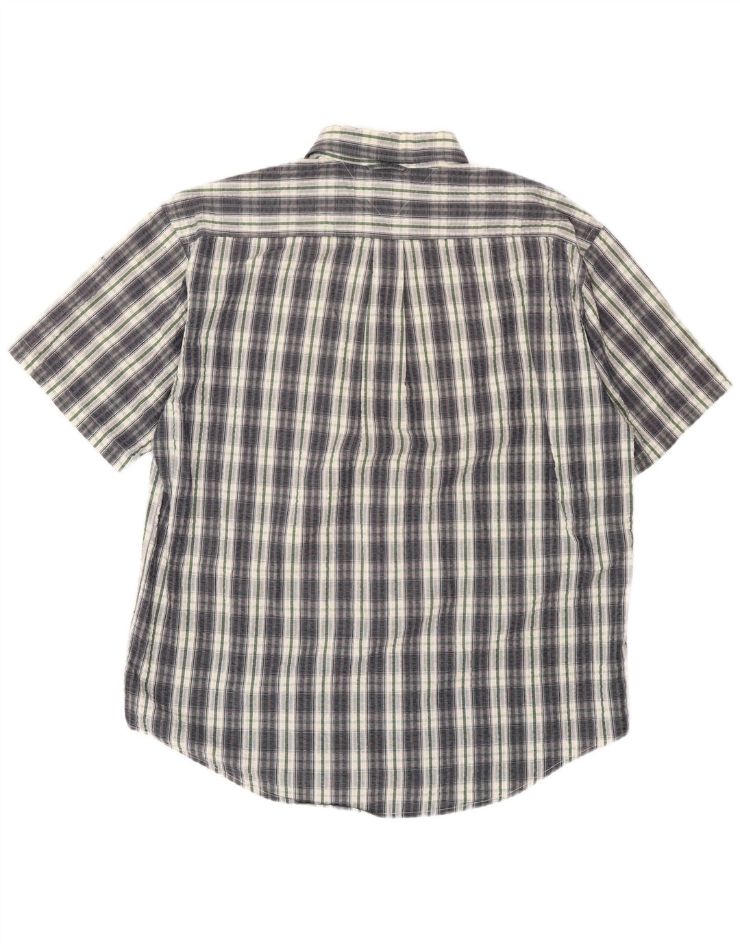 Tommy Hilfiger Herren Kurzarmhemd XL grau kariert