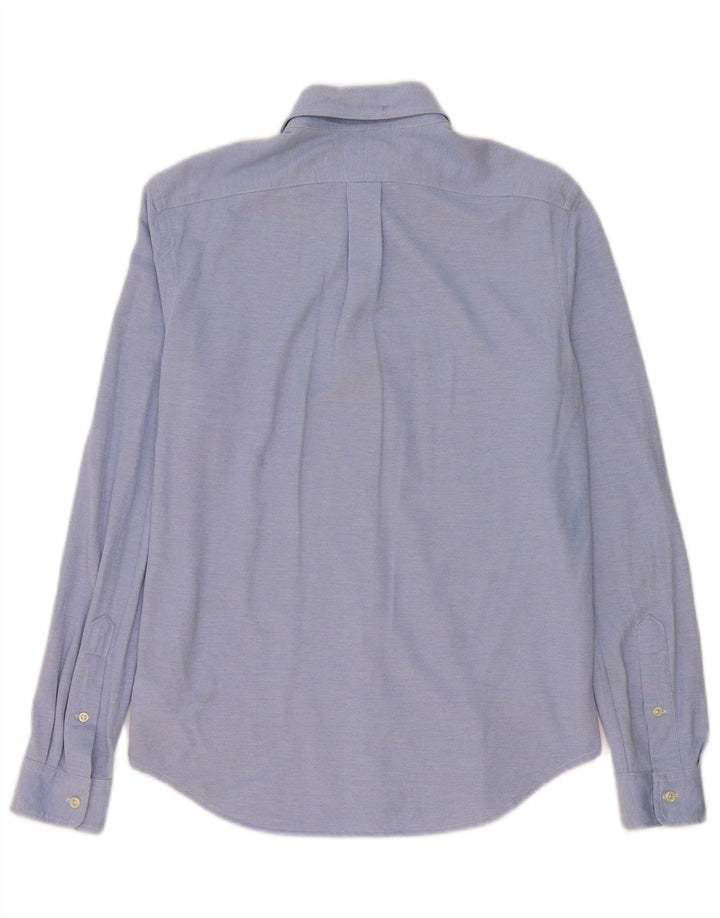 Ralph Lauren Herren-Hemd, klein, aus blauer Baumwolle