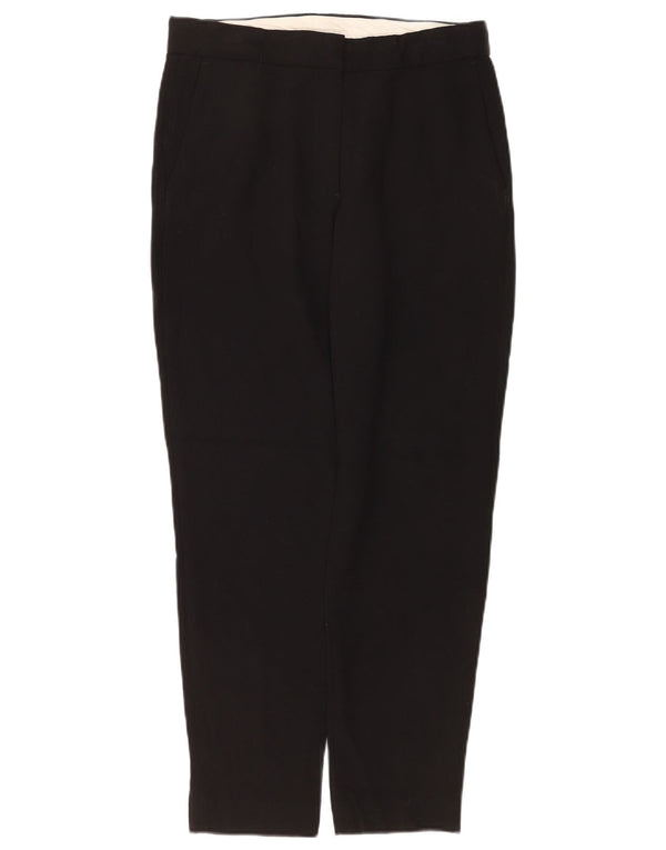 French Connection Damen Tapered Chinohose UK 10 Small W30 L28 Schwarz