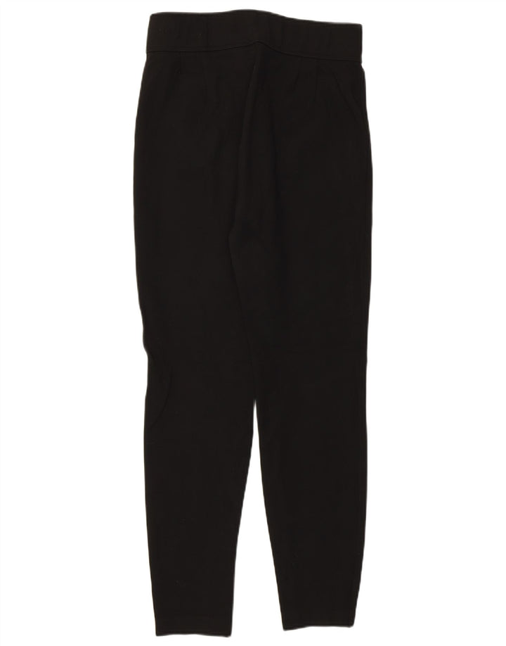 Zara Skinny-Hose mit hohem Bund für Damen, mittelgroß, W28, L27, schwarze Viskose