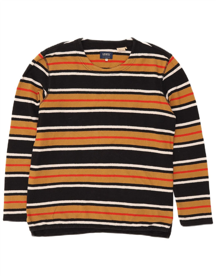 Levi's Herren-Oberteil, langärmelig, mittelgroß, mehrfarbig, gestreift, Baumwolle