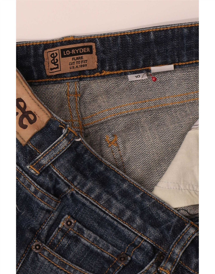 Lee Damen Ryder Flared Jeans US 10 Large W30 L32 Marineblau