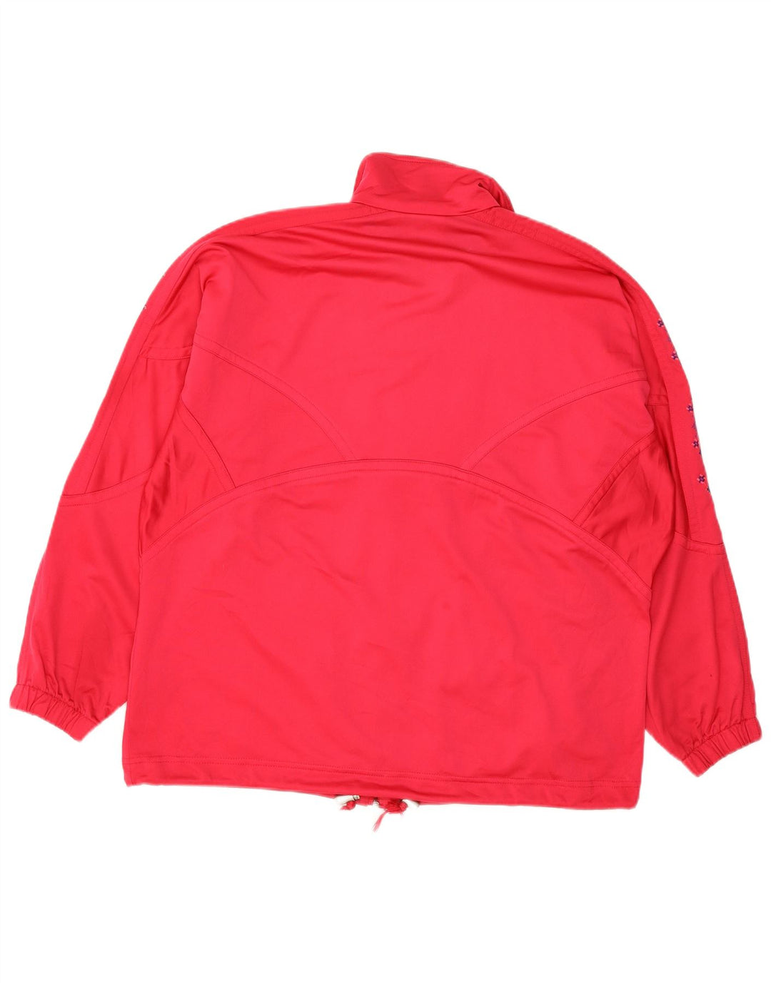 DIADORA Womens Oversized Graphic Tracksuit Top Jacket IT 44 Medium Pink