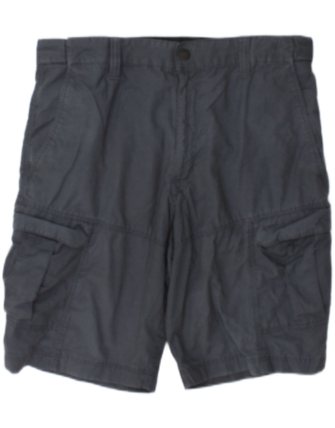 Marks & Spencer Herren Cargoshorts W34 Large Grau Baumwolle