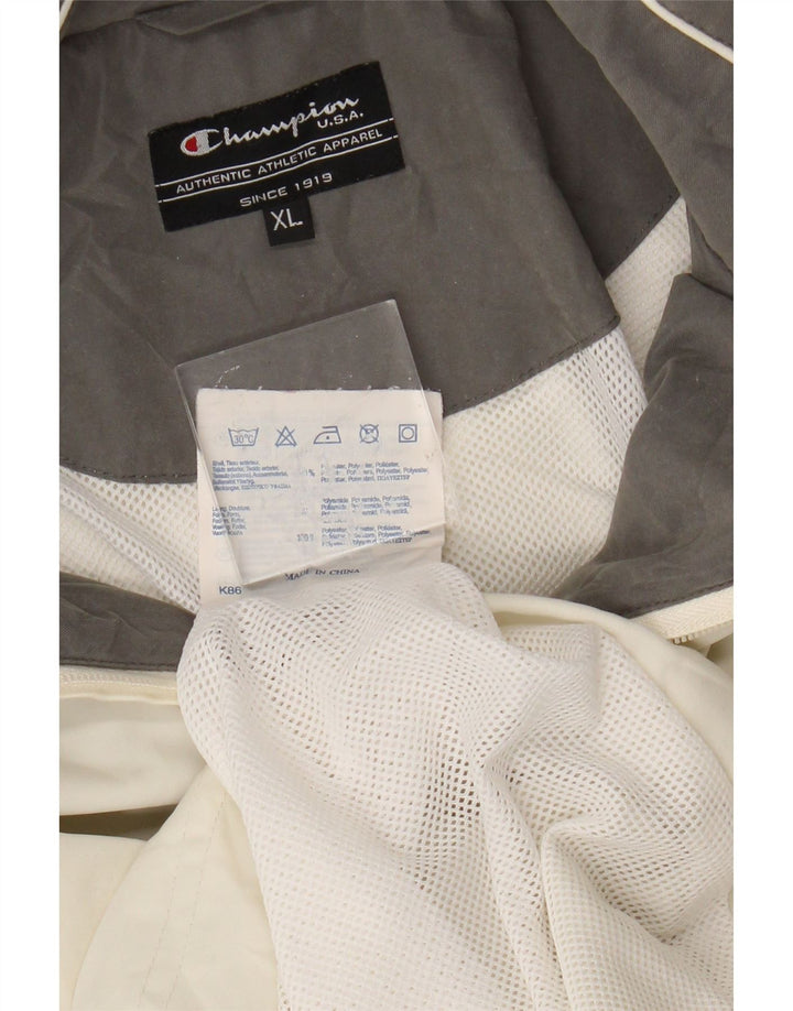 Champion Herren-Trainingsanzugoberteil, XL, Beige, Polyester