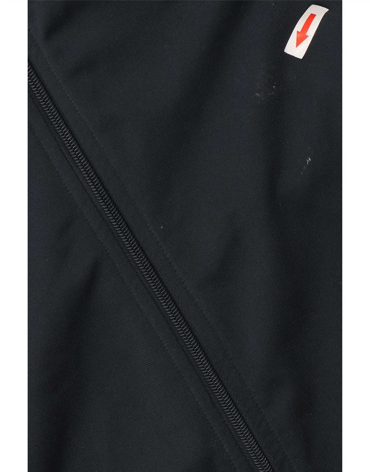 Adidas Damen Trainingsanzug Top Jacke UK 12/14 Medium Marineblau Polyester