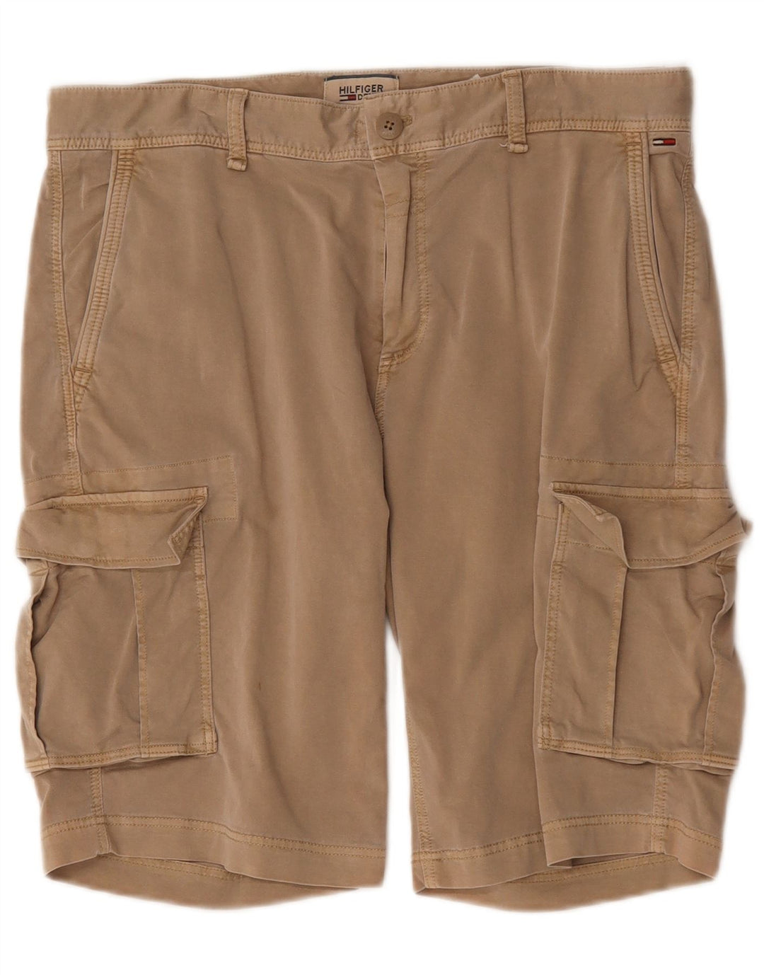 Tommy Hilfiger Herren Cargoshorts W32 Mittelbeige Baumwolle