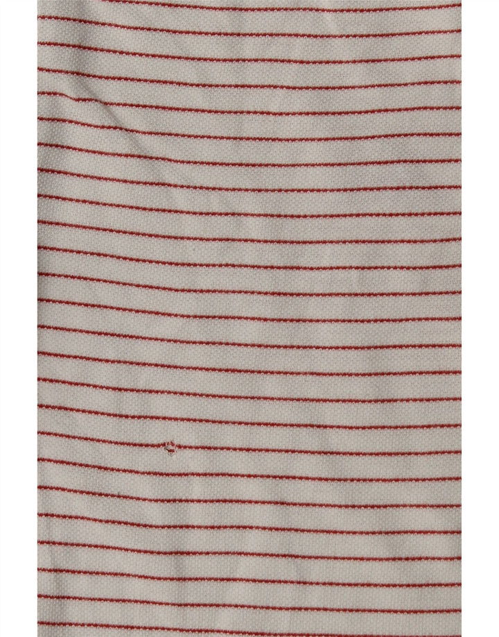 LEVI'S Herren-Poloshirt, mittelweiß, Nadelstreifen