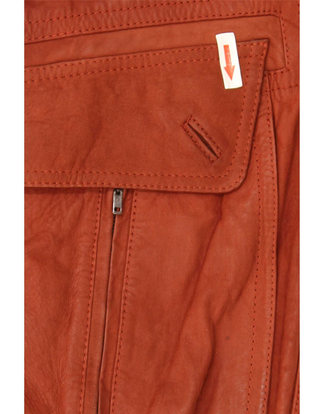Vintage Herren Lederjacke IT 46 Small Brown