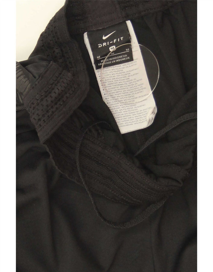 Nike Damen Dri Fit Trainingshose UK 12 Medium Schwarz Polyester