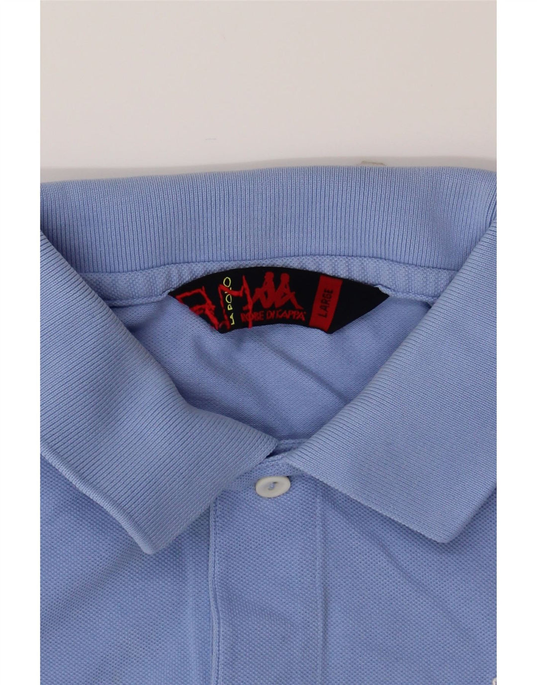 KAPPA Mens Polo Shirt Large Blue Cotton Vintage Kappa and Second-Hand Kappa from Messina Hembry 