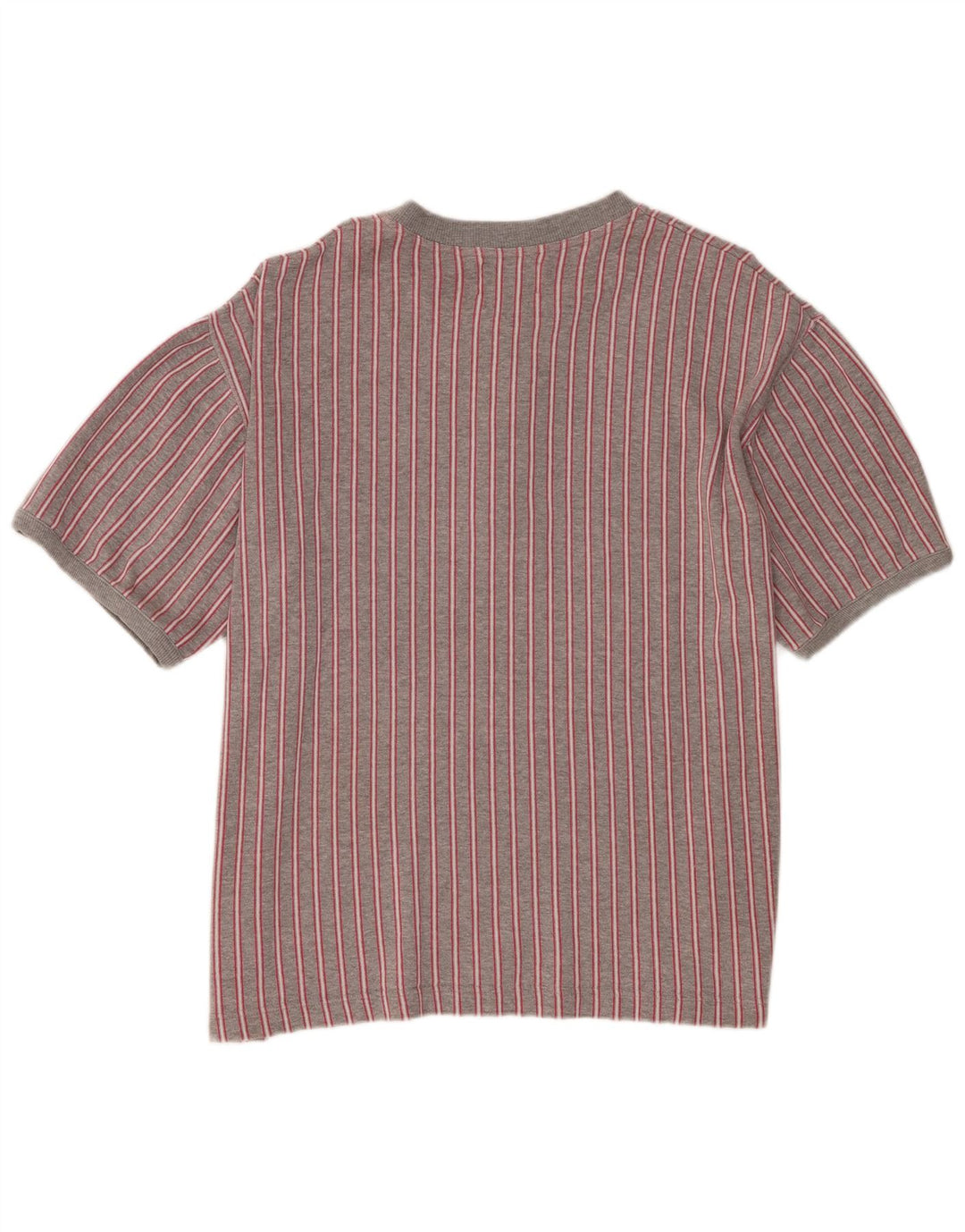 Mustang Herren T-Shirt Top XL grau gestreift aus Baumwolle