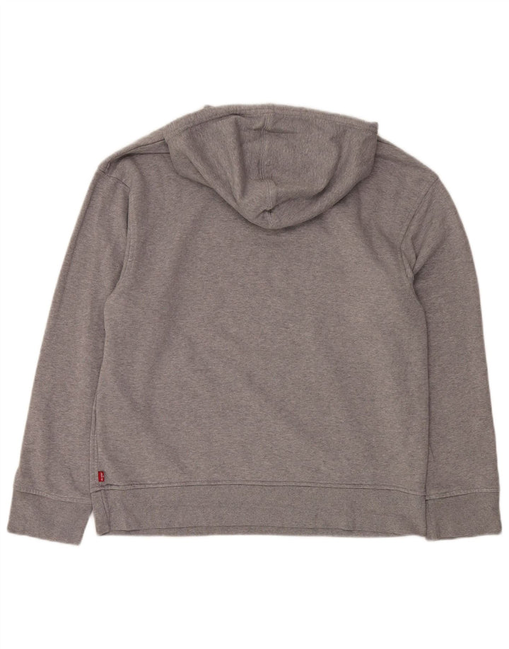 LEVI'S Herren Relaxed Graphic Hoodie Pullover mittelgraue Baumwolle