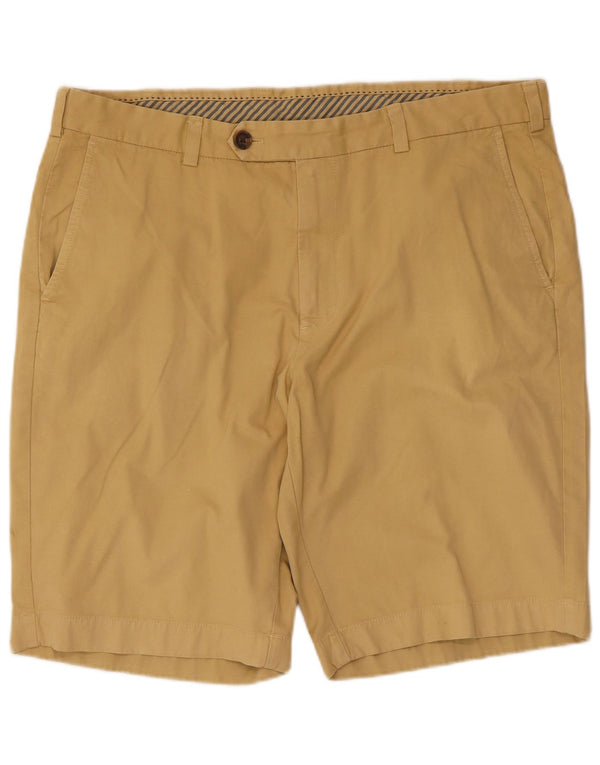 Brooks Brothers Herren Chinoshorts W38 XL Beige Baumwolle