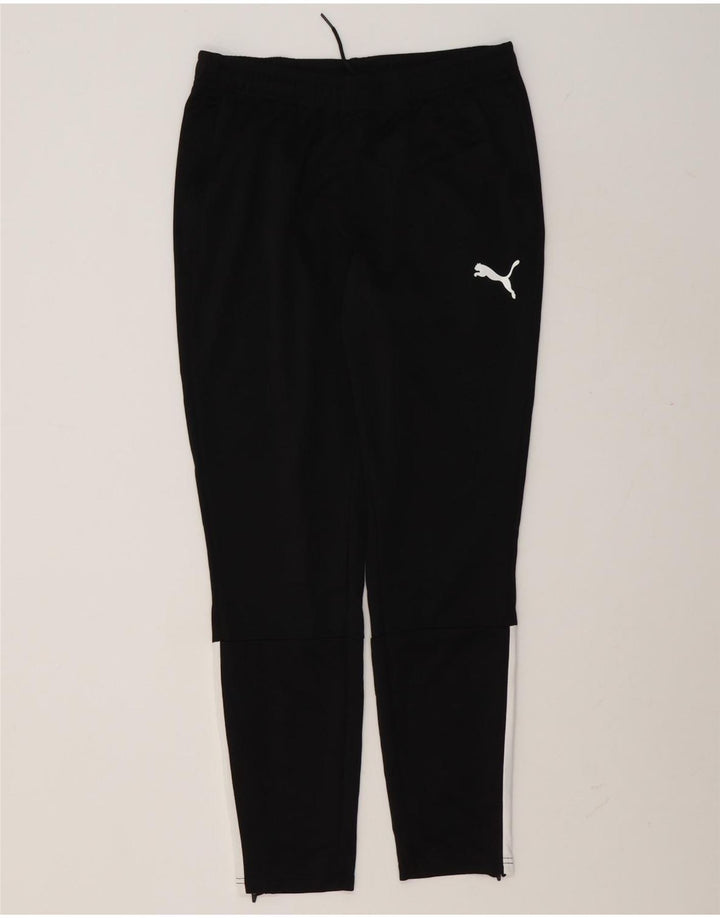 Puma Herren-Trainingshose, Mittelschwarzes Farbblock-Polyester