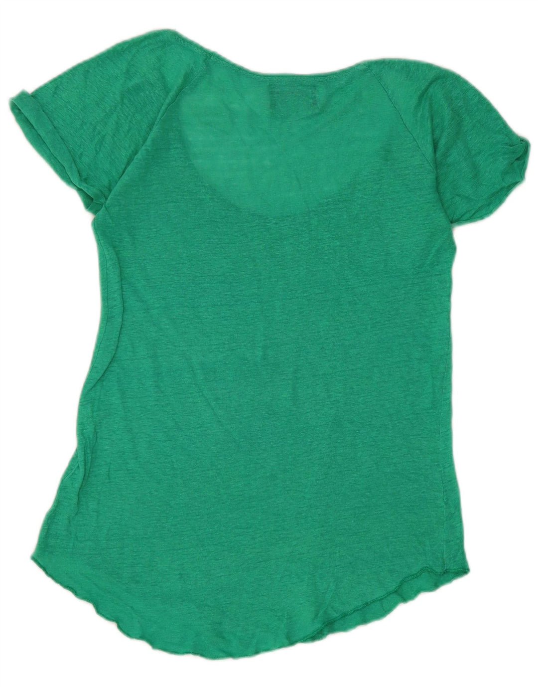 Zara Damen T-Shirt Top UK 10 Small Grün