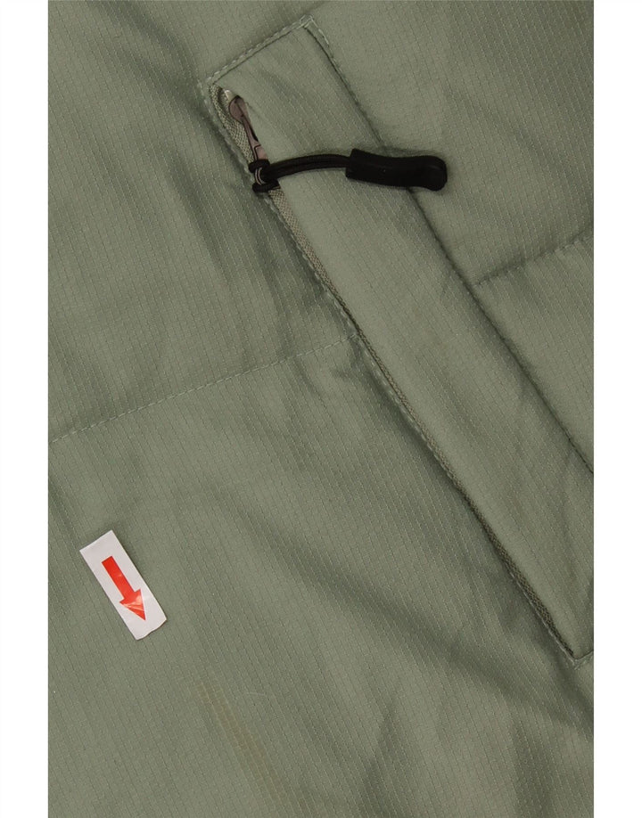 Fila Herren-Jacke mit Kapuze, gepolstert, UK 40, Größe L, Grün, Polyamid