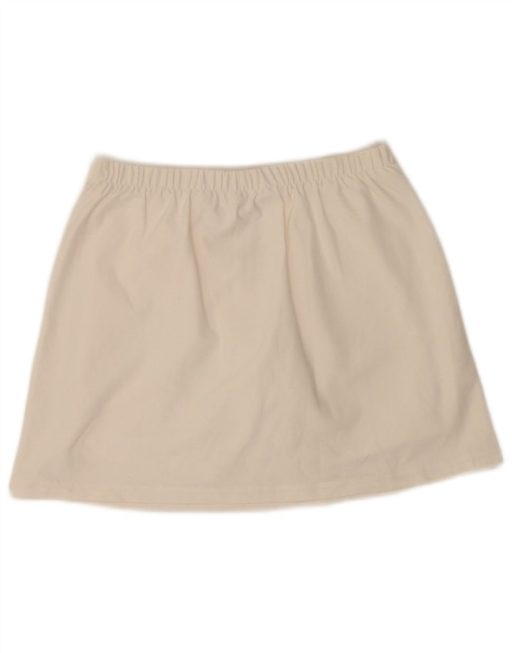 Nike Damen Skort UK 8/10 Small Off White Polyester