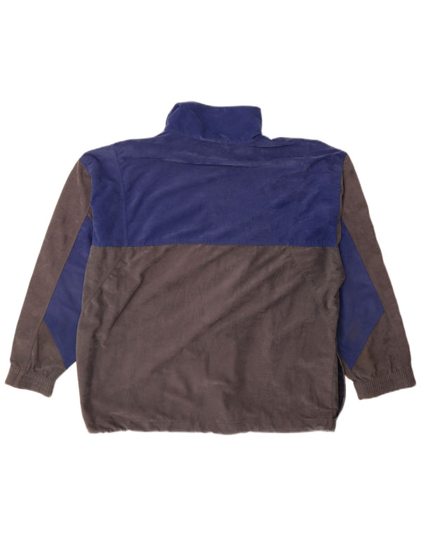 8848 Herren-Sweatshirt-Pullover 2XL Graues Colourblock-Polyester