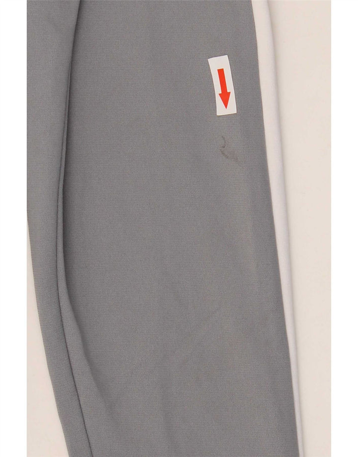 Under Armour Herren-Kapuzenpullover mit Reißverschluss, mittelgraues Farbblock-Polyester
