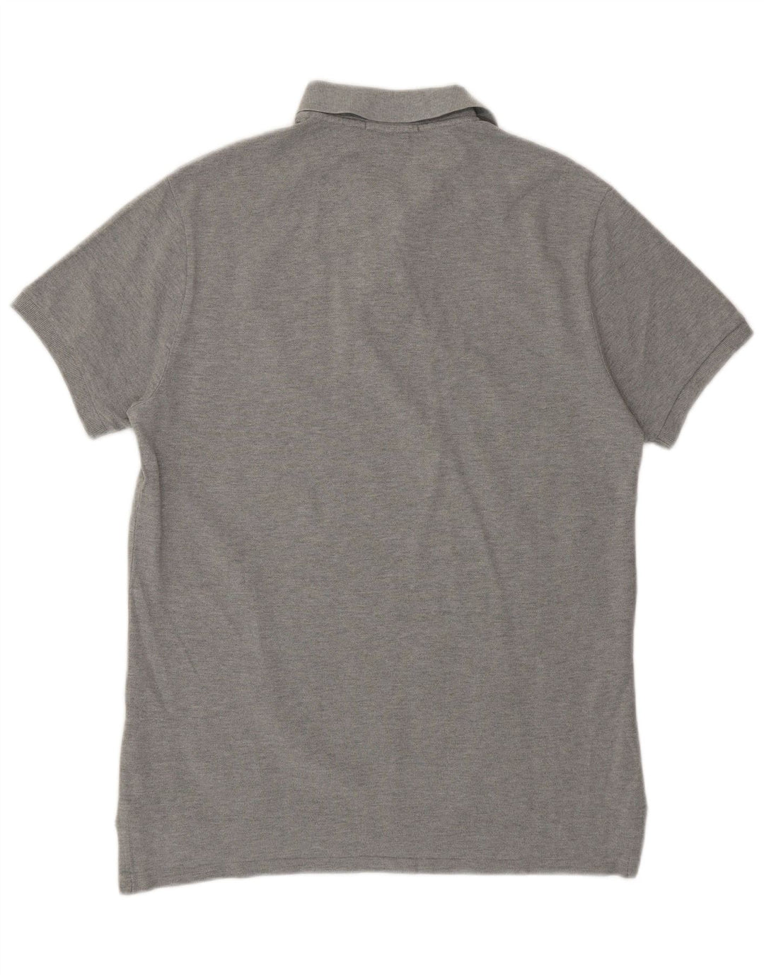 Polo Ralph Lauren Herren-Poloshirt in schmaler Passform, mittelgrau gesprenkelte Baumwolle