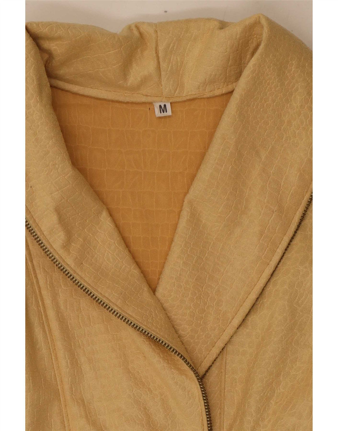 Vintage Damen Blazer Jacke UK 14 Medium Beige Animal Print