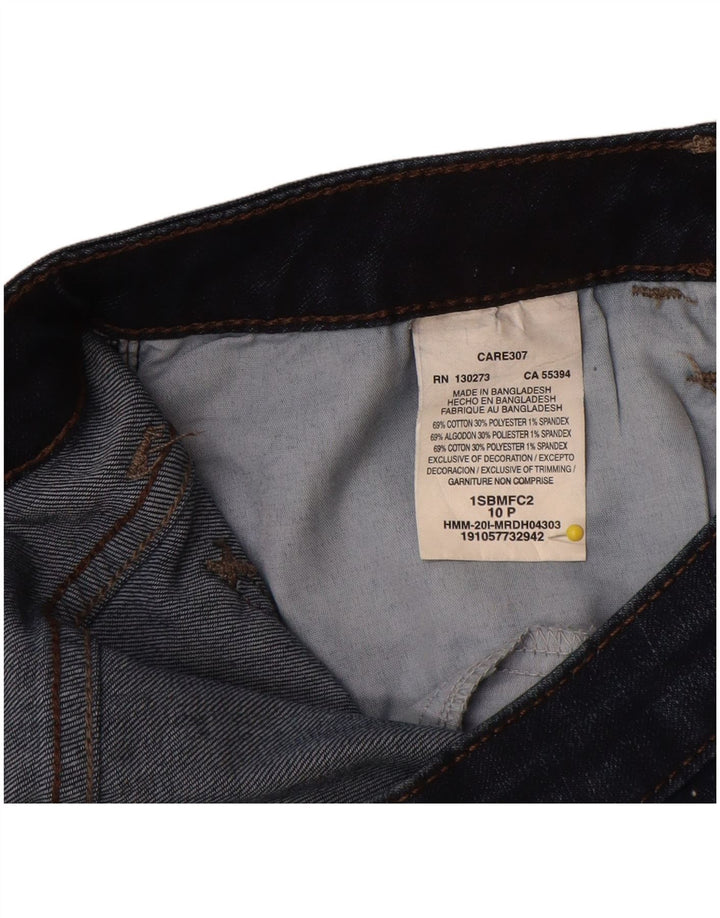 Lee Damen Riders Mid Rise Bootcut Jeans US 10 Large W30 L29 Marineblau