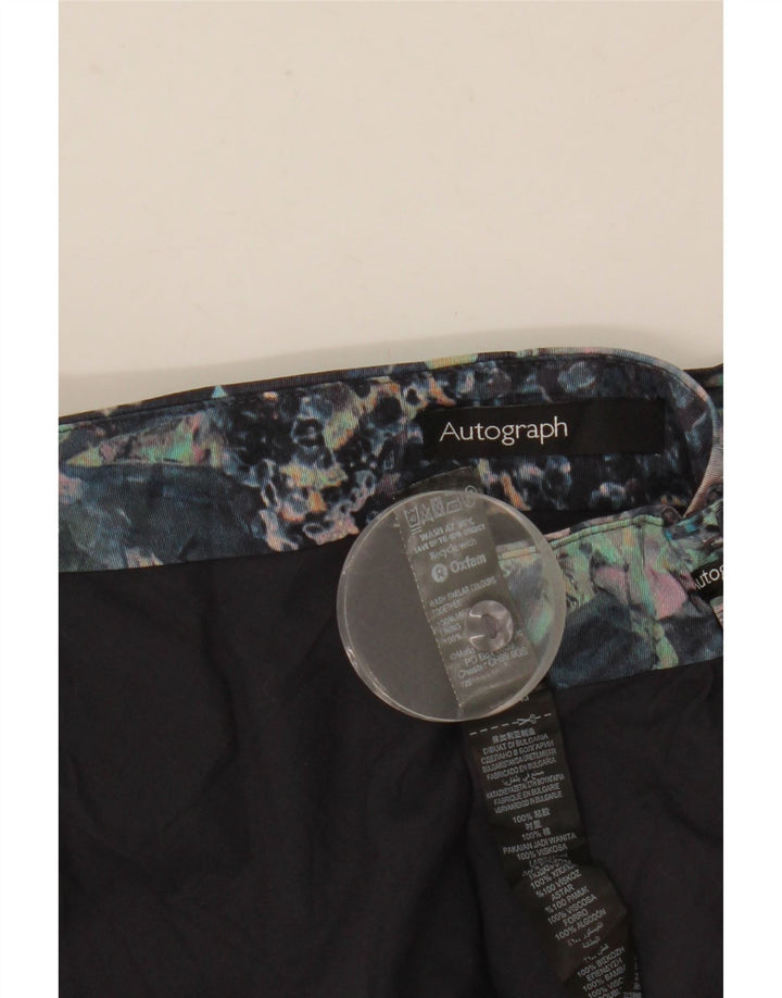 Marks & Spencer Damen Bleistiftrock UK 12 Medium W30 Mehrfarbig