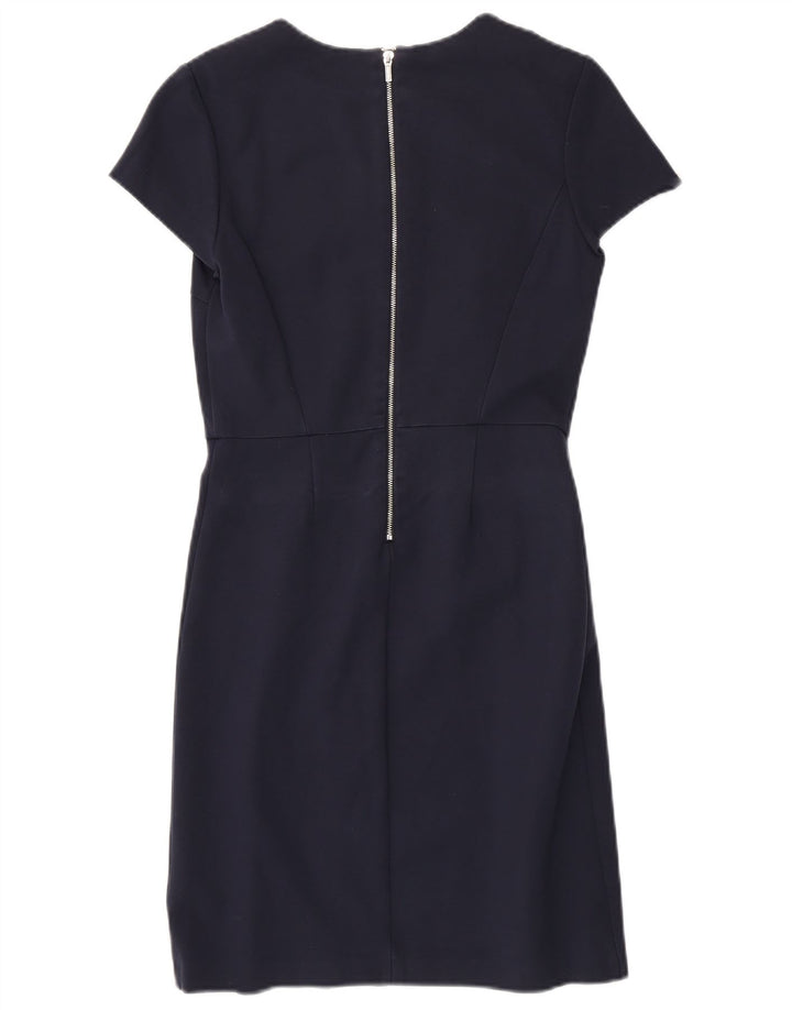 Tommy Hilfiger Damen Etuikleid US 4 Small Marineblaue Viskose