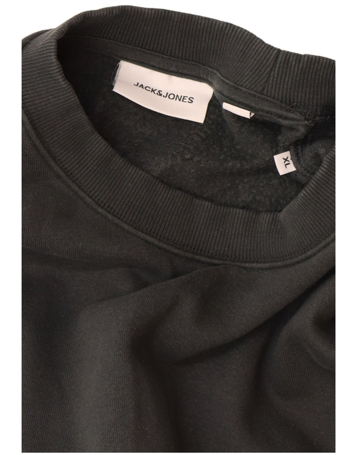 Jack & Jones Herren Sweatshirt Pullover XL Grau Baumwolle