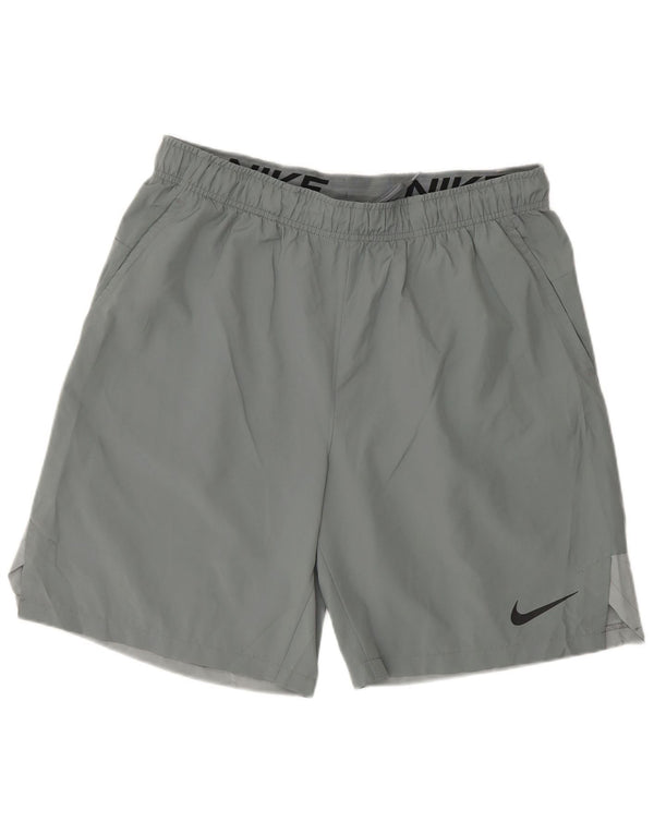 Nike Herren Dri Fit Sportshorts, großes graues Polyester