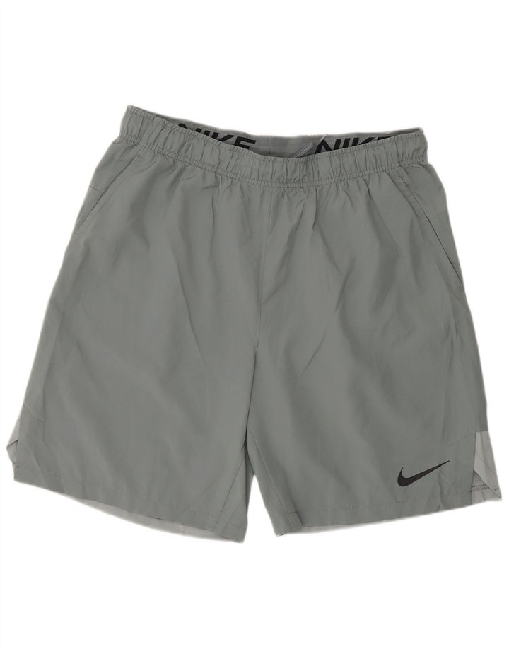 Nike Herren Dri Fit Sportshorts, großes graues Polyester