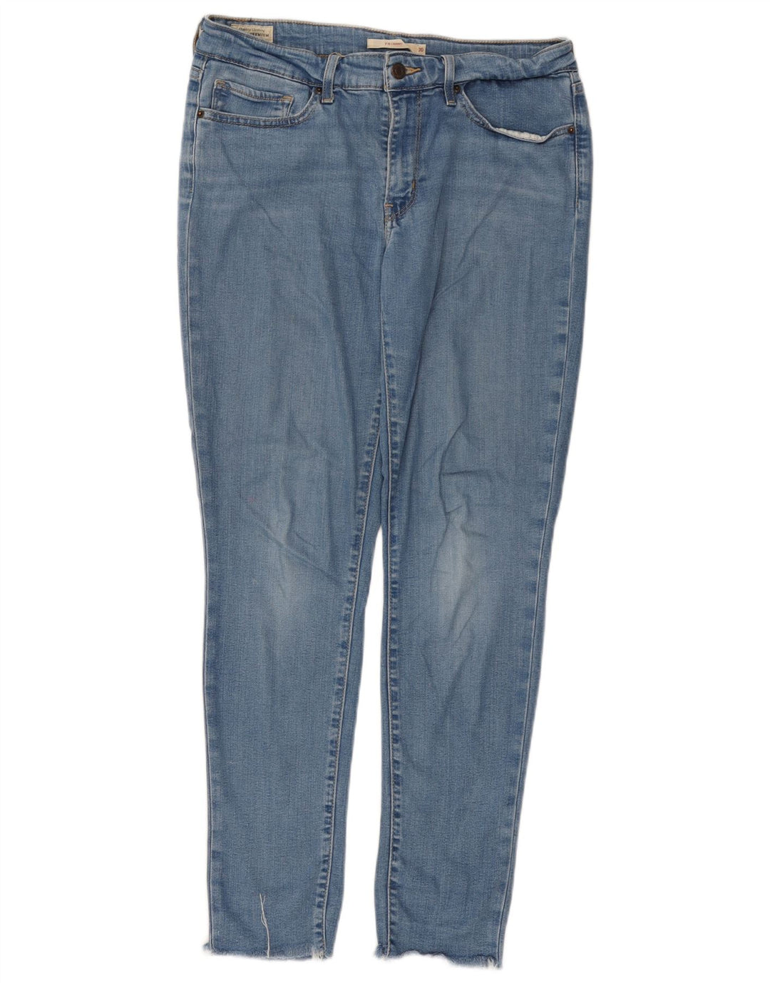 Levi's Damen 711 Skinny Jeans W30 L30 Blaues Lyocell