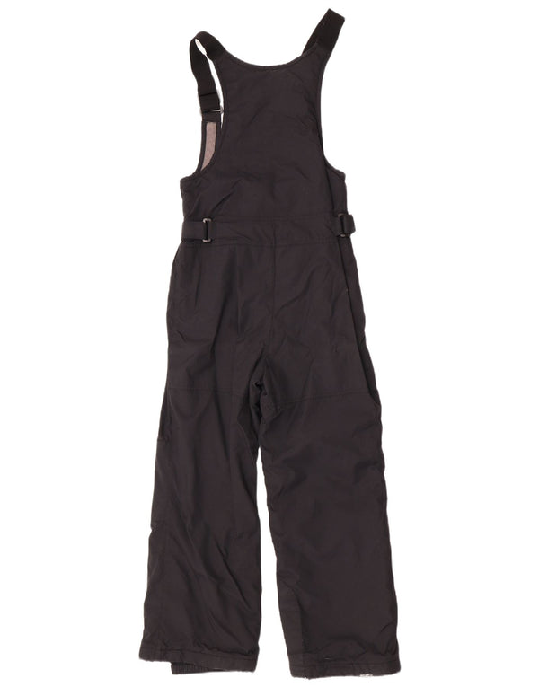Columbia Latzhose für Jungen, Skihose, 10–11 Jahre, schwarzes Nylon