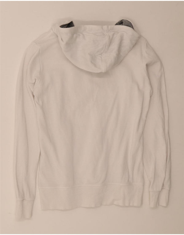 Champion Womens Heritage Fit Graphic Hoodie Pullover UK 16 Large Weiße Baumwolle