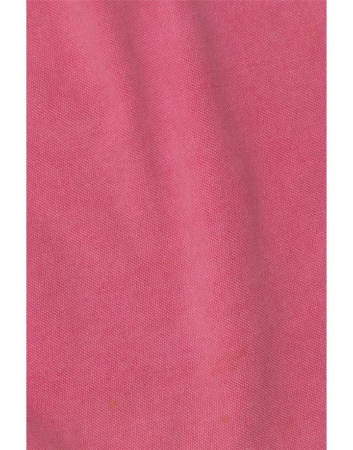 Crew Clothing Damen-Sweatshirt mit Knopfkragen, UK 12, mittelrosa, Baumwolle