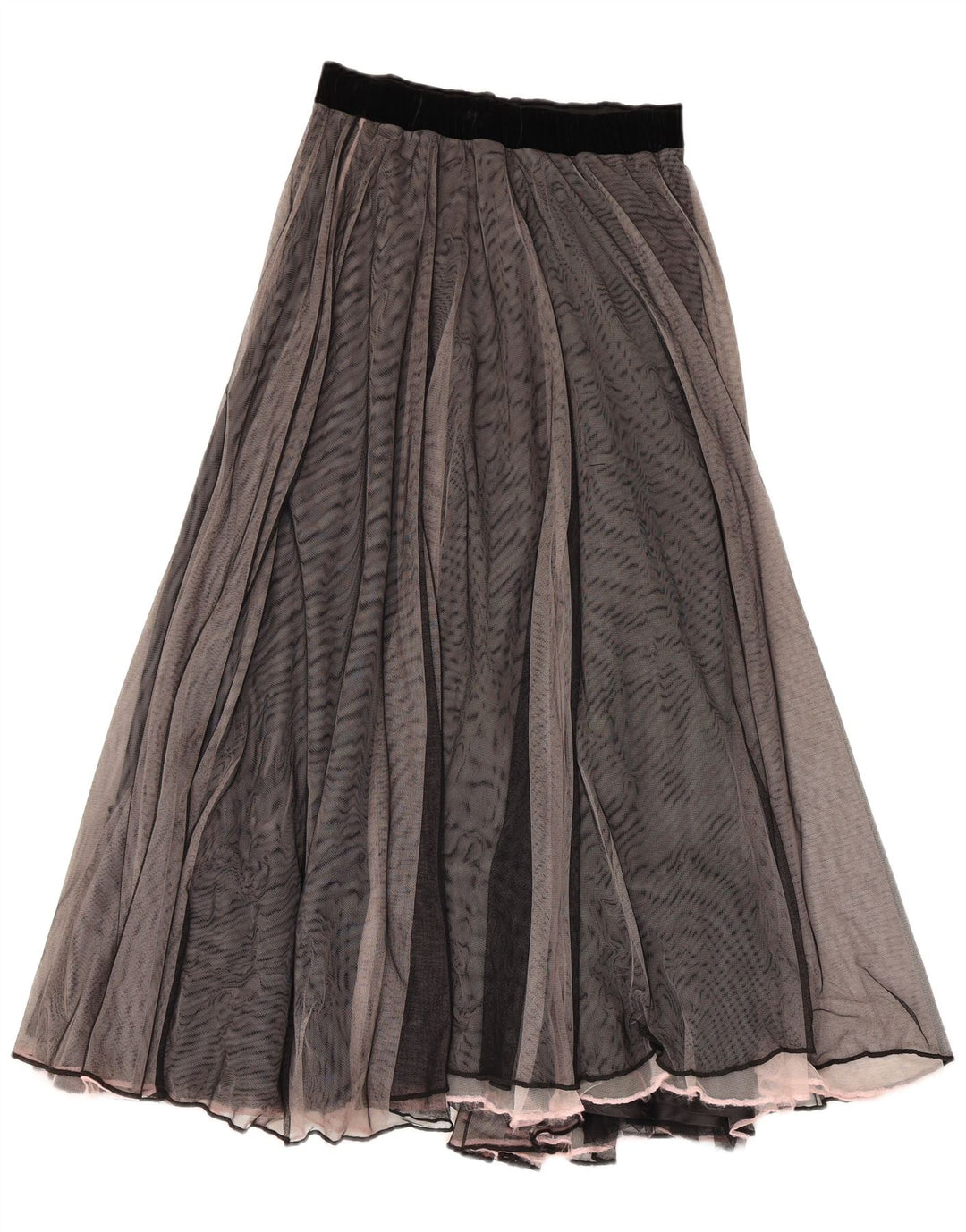 GABI LAUTON Damen ausgestellter Rock EU 40 Medium W28 Schwarz Polyester