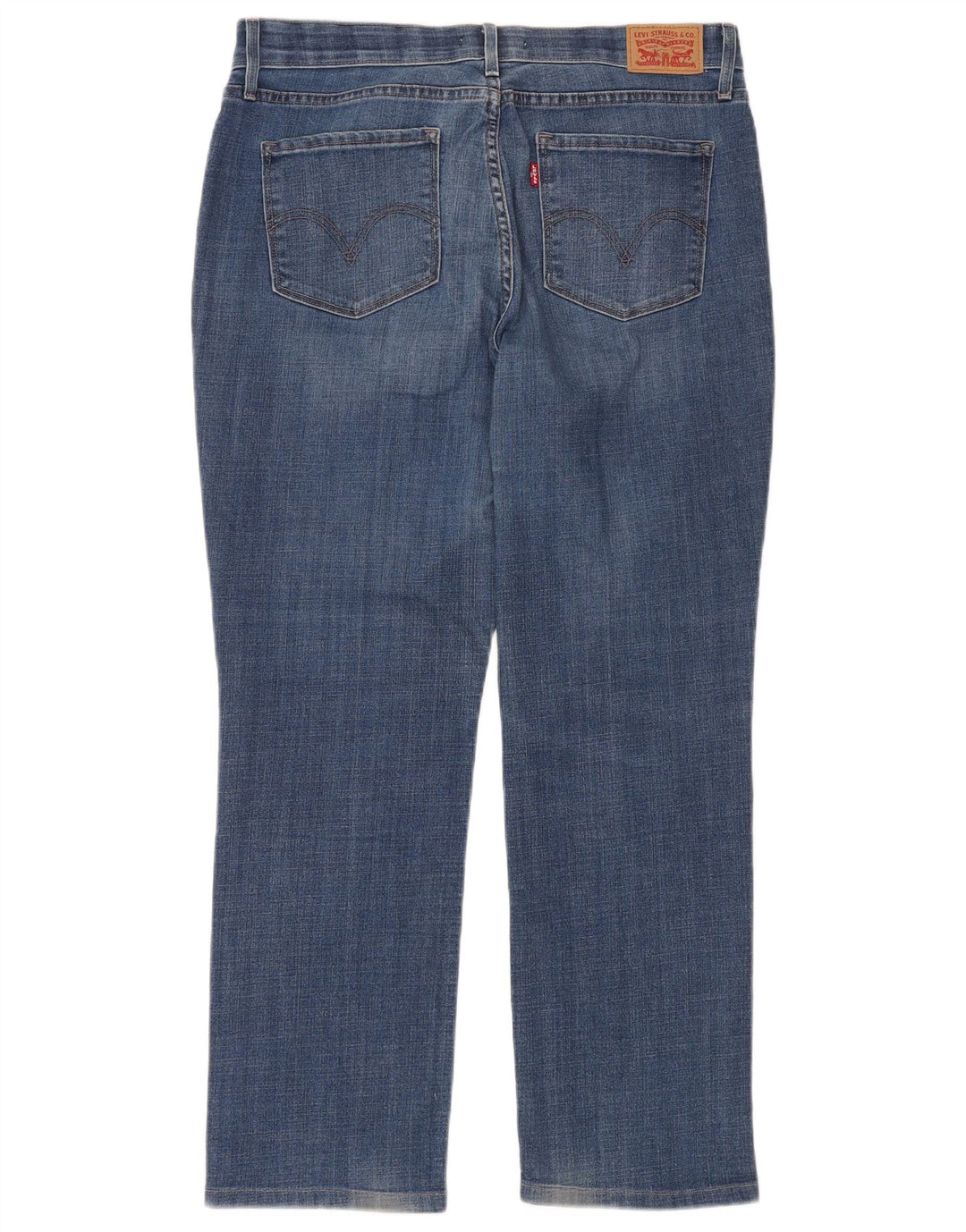 Levi's Damen 525 Straight Jeans US 14 XL W36 L30 Blau