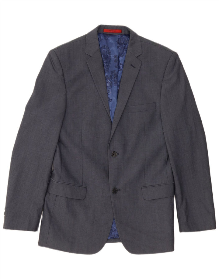 Ted Baker Herren-Blazer mit 2 Knöpfen, UK 38, Mittelblau