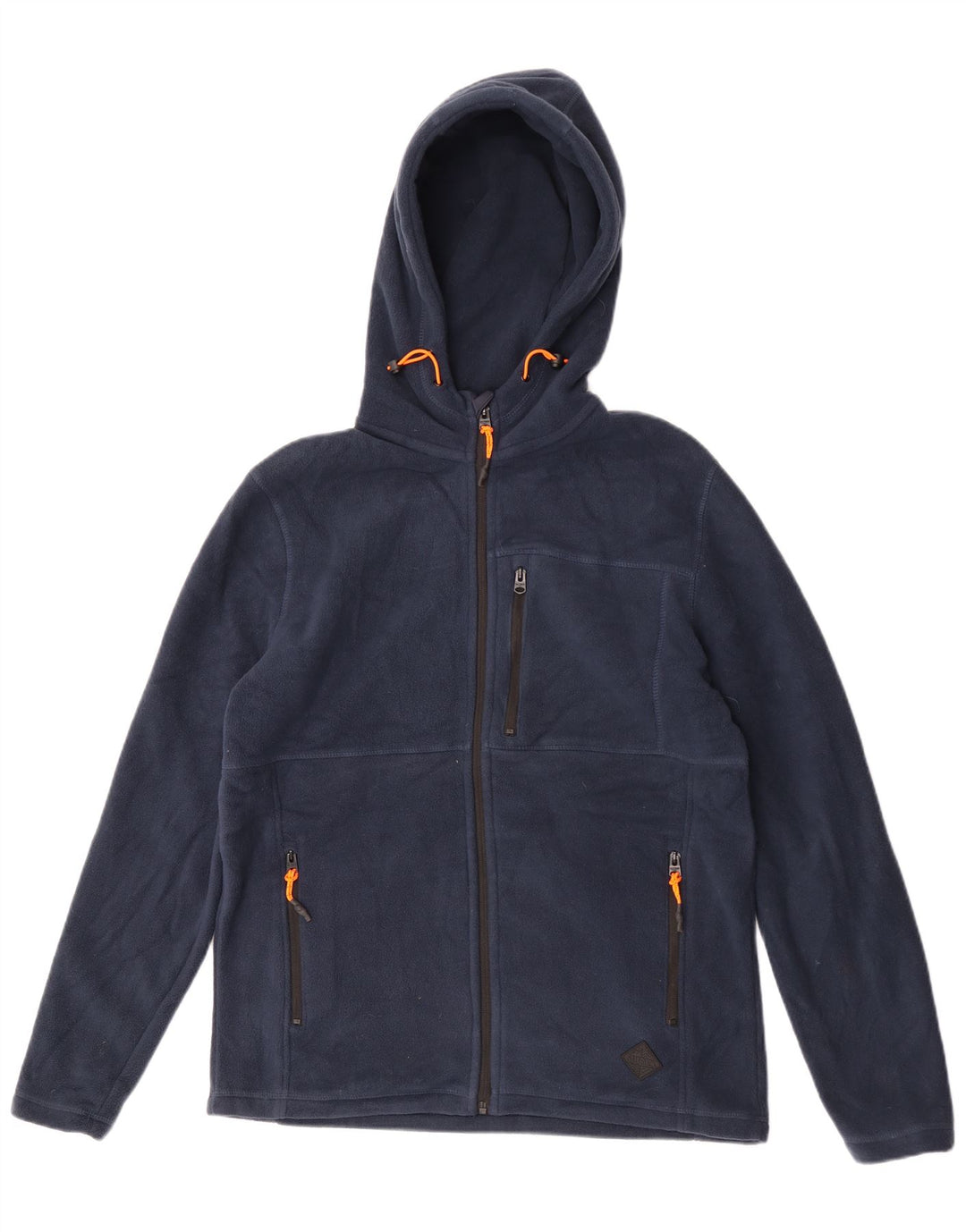 Saltrock Herren-Fleecejacke mit Kapuze, UK 38, mittelmarineblau, Polyester
